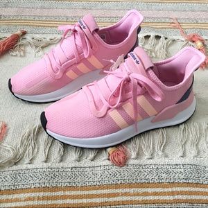 NWT ✨ Adidas U Path Run Pink/Salmon/Slate Sneakers